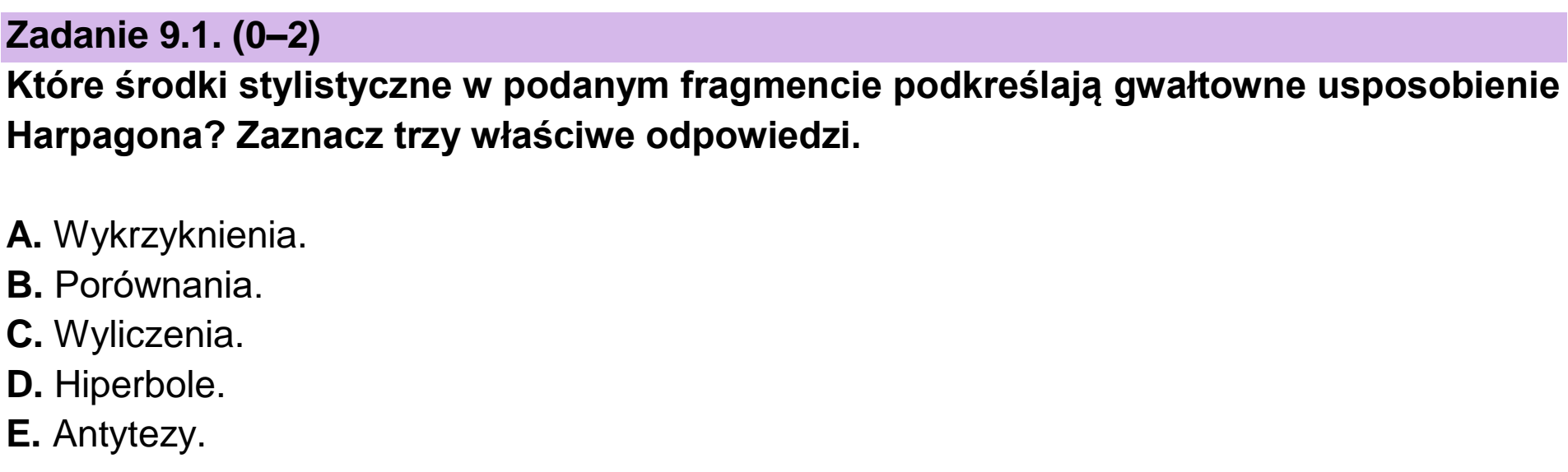 Matura dodatkowa, czerwiec 2024, zadanie 9.1