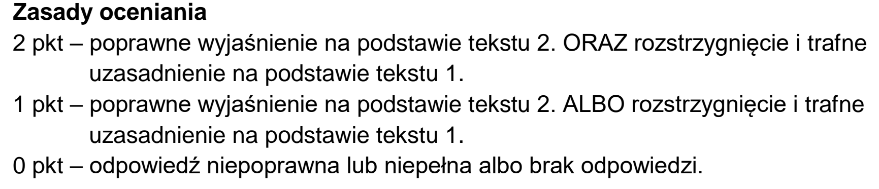 Matura dodatkowa, czerwiec 2026, odpowiedź do zadania 3