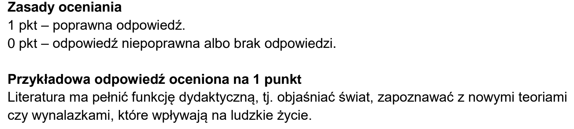 Matura próbna, grudzien 2022, odpowiedź do zadania 11.1