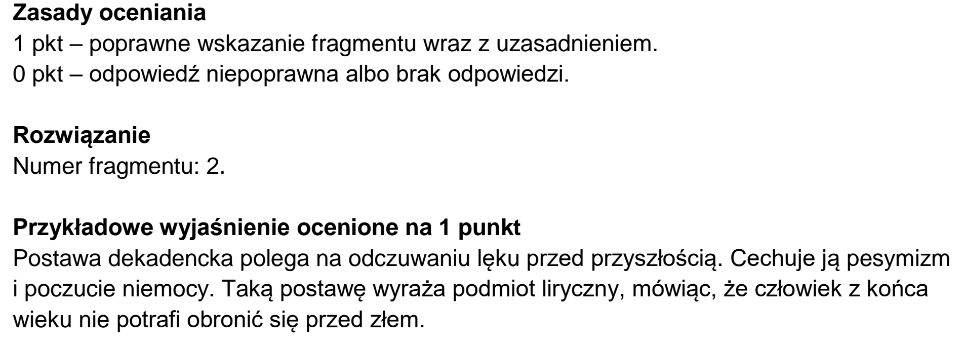 Matura próbna, grudzien 2022, odpowiedź do zadania 12