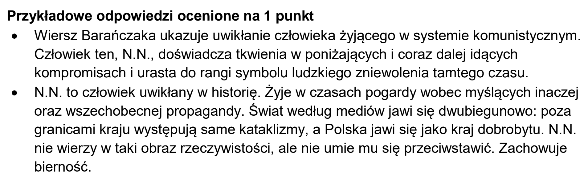 Matura próbna, grudzien 2022, odpowiedź do zadania 16, fragment 2