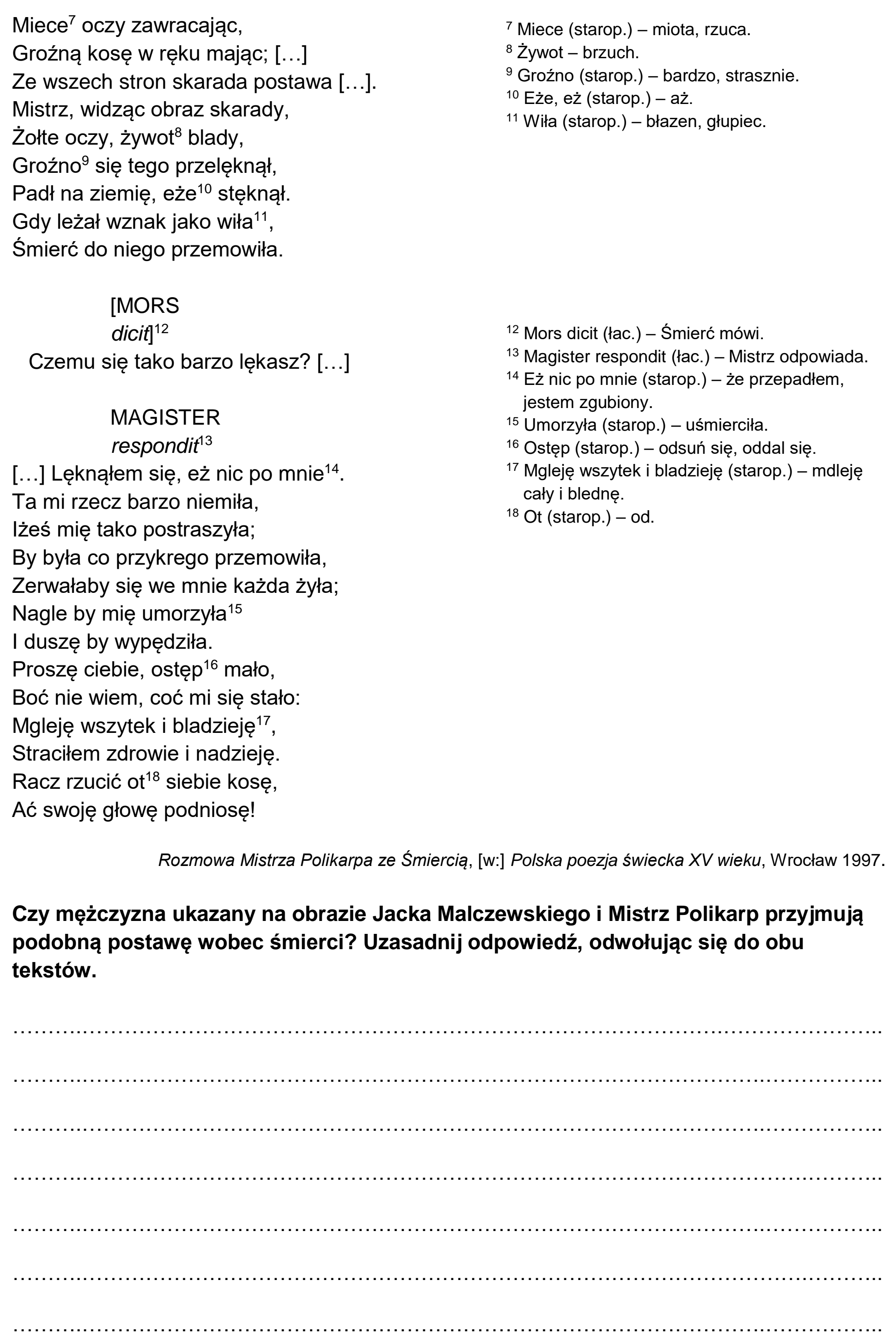 Matura próbna, grudzien 2022, podgląd zadania 13, fragment 2