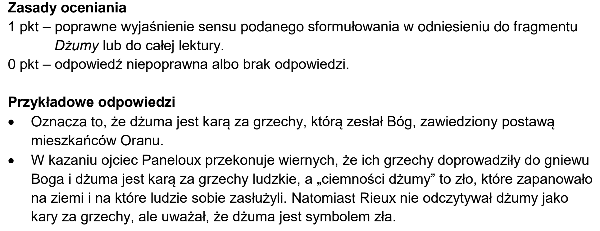 Matura próbna, grudzien 2023, odpowiedź do zadania 13