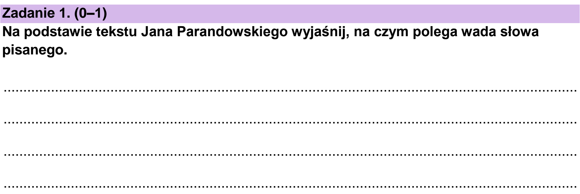 Matura próbna, grudzien 2023, podgląd zadania 1