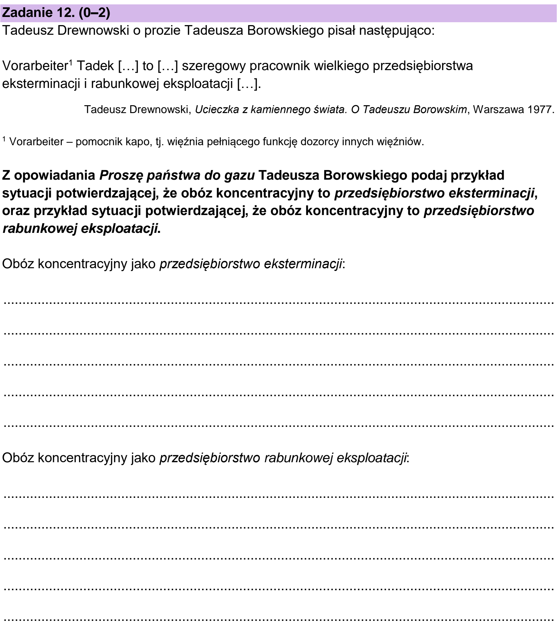 Matura próbna, grudzien 2024, podgląd zadania 12