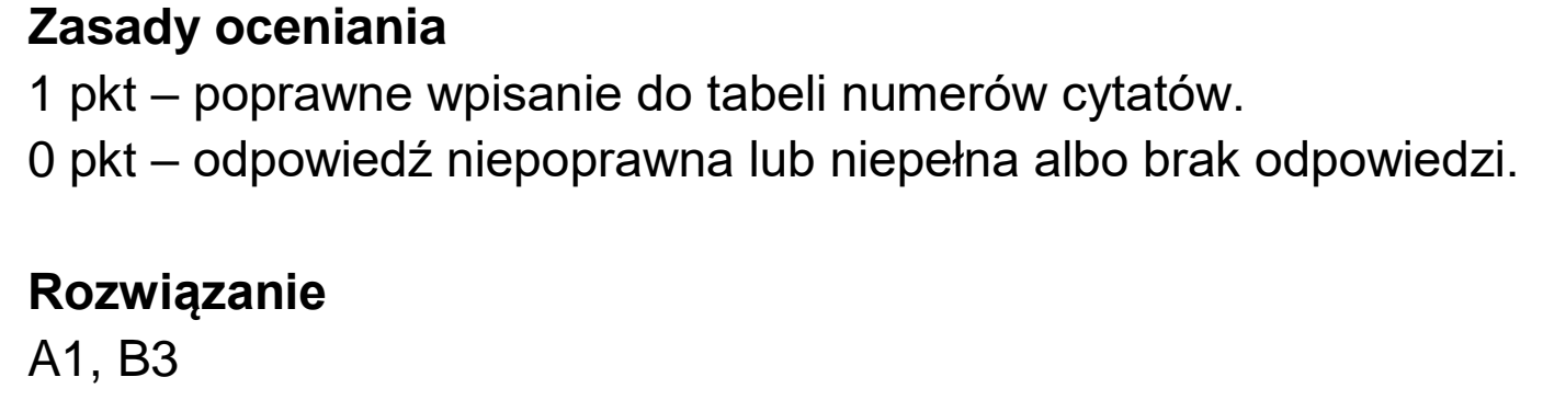 Matura, maj 2023, odpowiedź do zadania 13