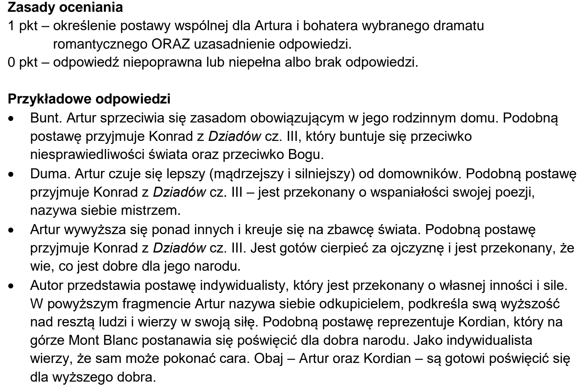 Matura, maj 2023, odpowiedź do zadania 17