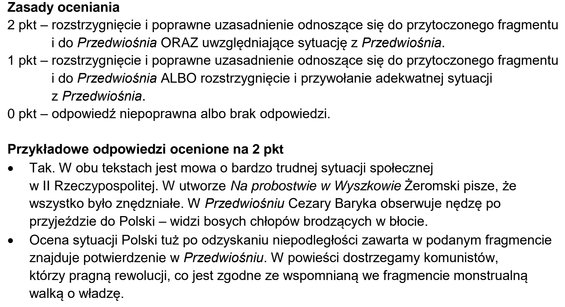 Matura, maj 2024, odpowiedź do zadania 15