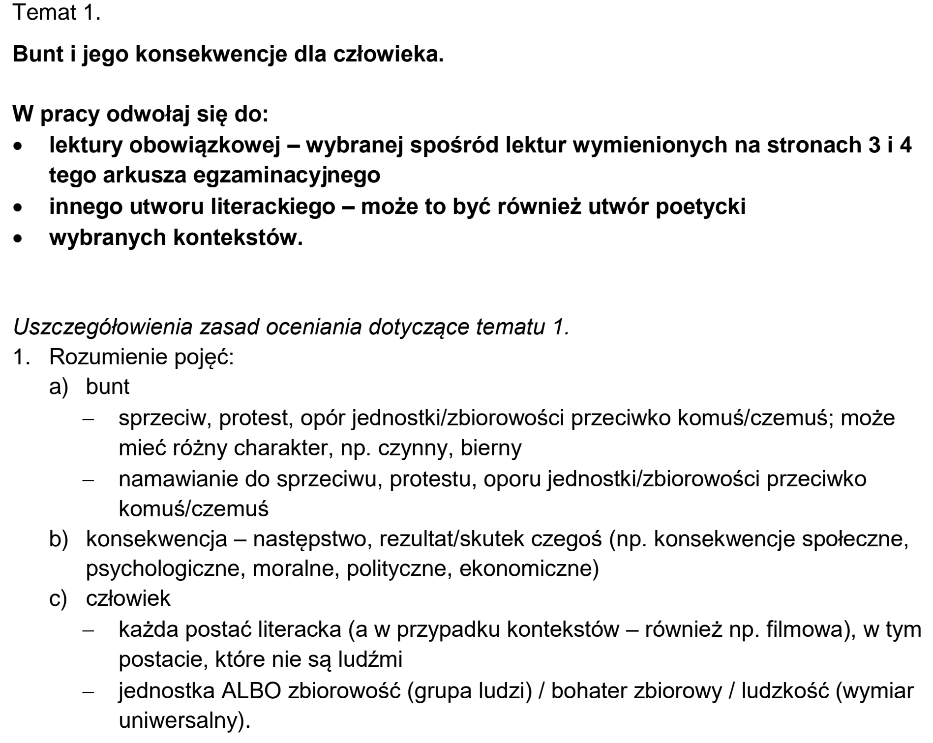 Matura, maj 2024, odpowiedź do zadania 1, fragment 1