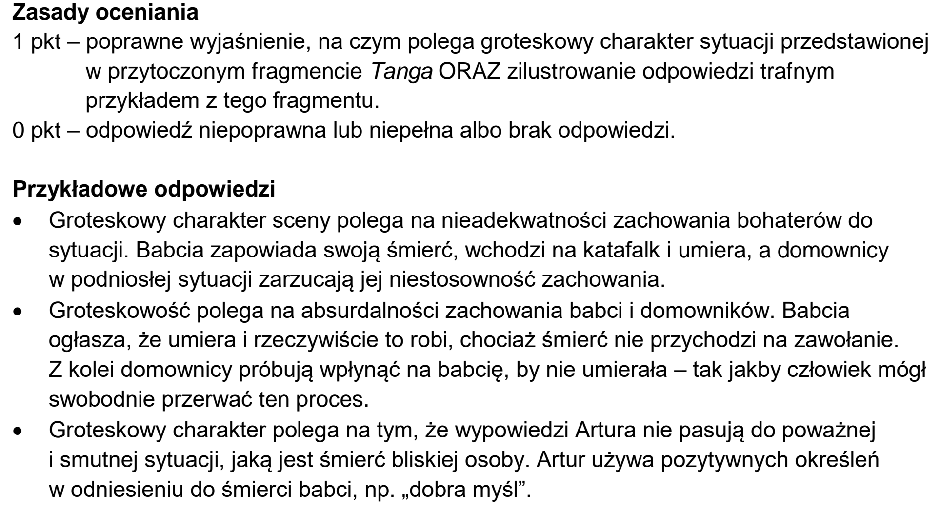 Matura, maj 2025, odpowiedź do zadania 13
