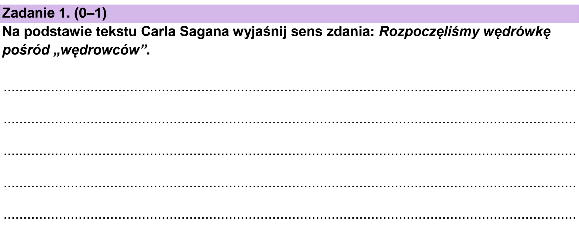 Matura, maj 2025, podgląd zadania 1