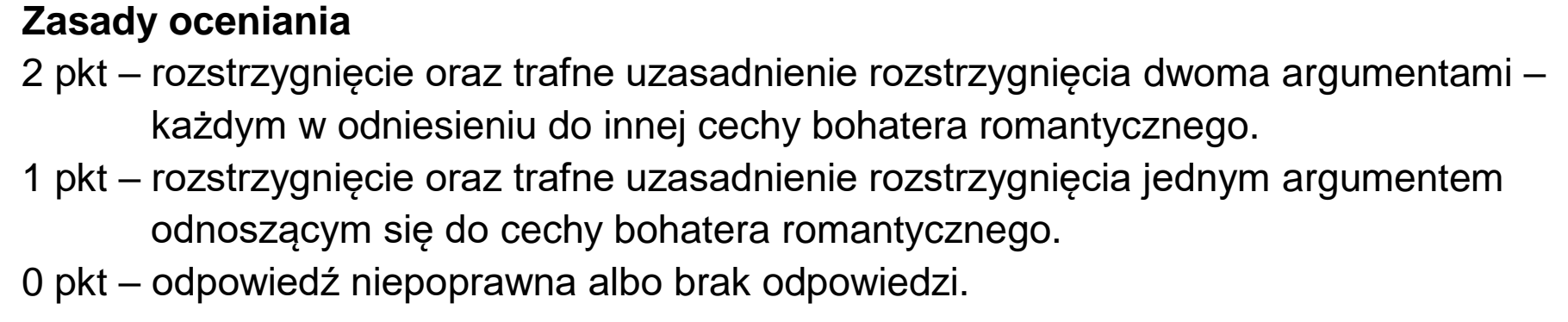 Matura próbna, marzec 2026, odpowiedź do zadania 11, fragment 1