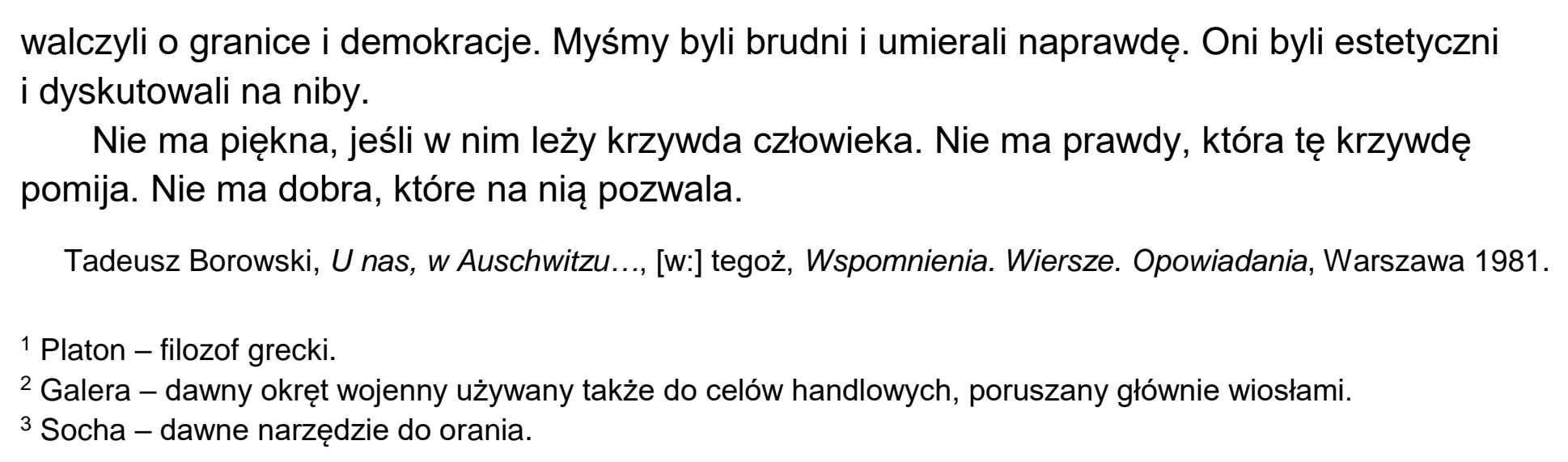 Matura próbna, marzec 2026, wstęp zadania 14, fragment 2