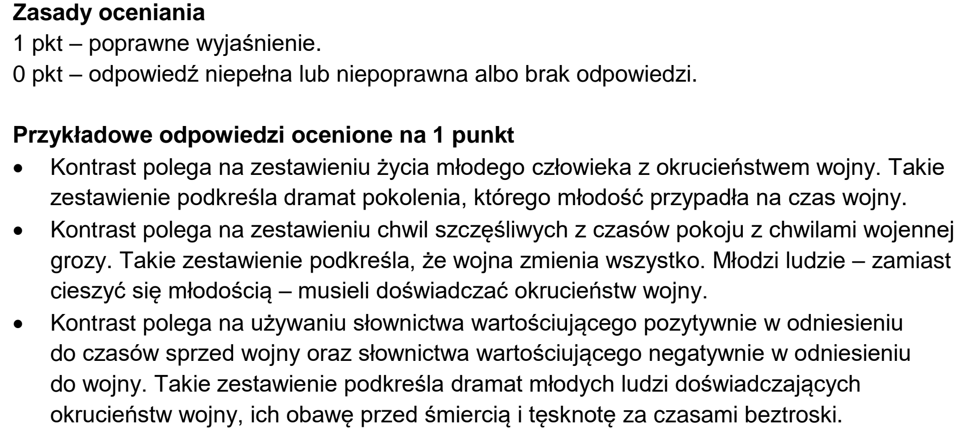 Matura próbna, wrzesien 2022, odpowiedź do zadania 14