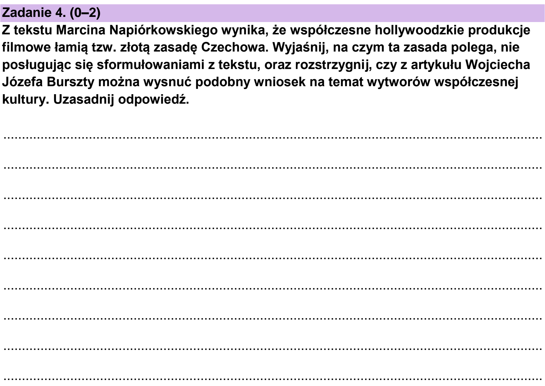 Matura próbna, wrzesien 2022, podgląd zadania 4