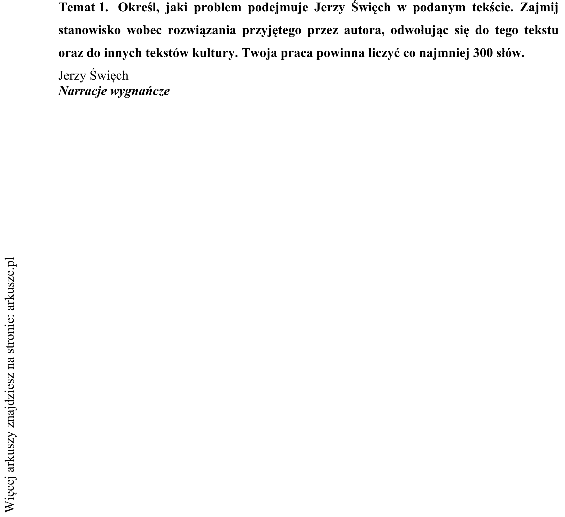 Matura dodatkowa, czerwiec 2016, odpowiedź do zadania 1, fragment 1