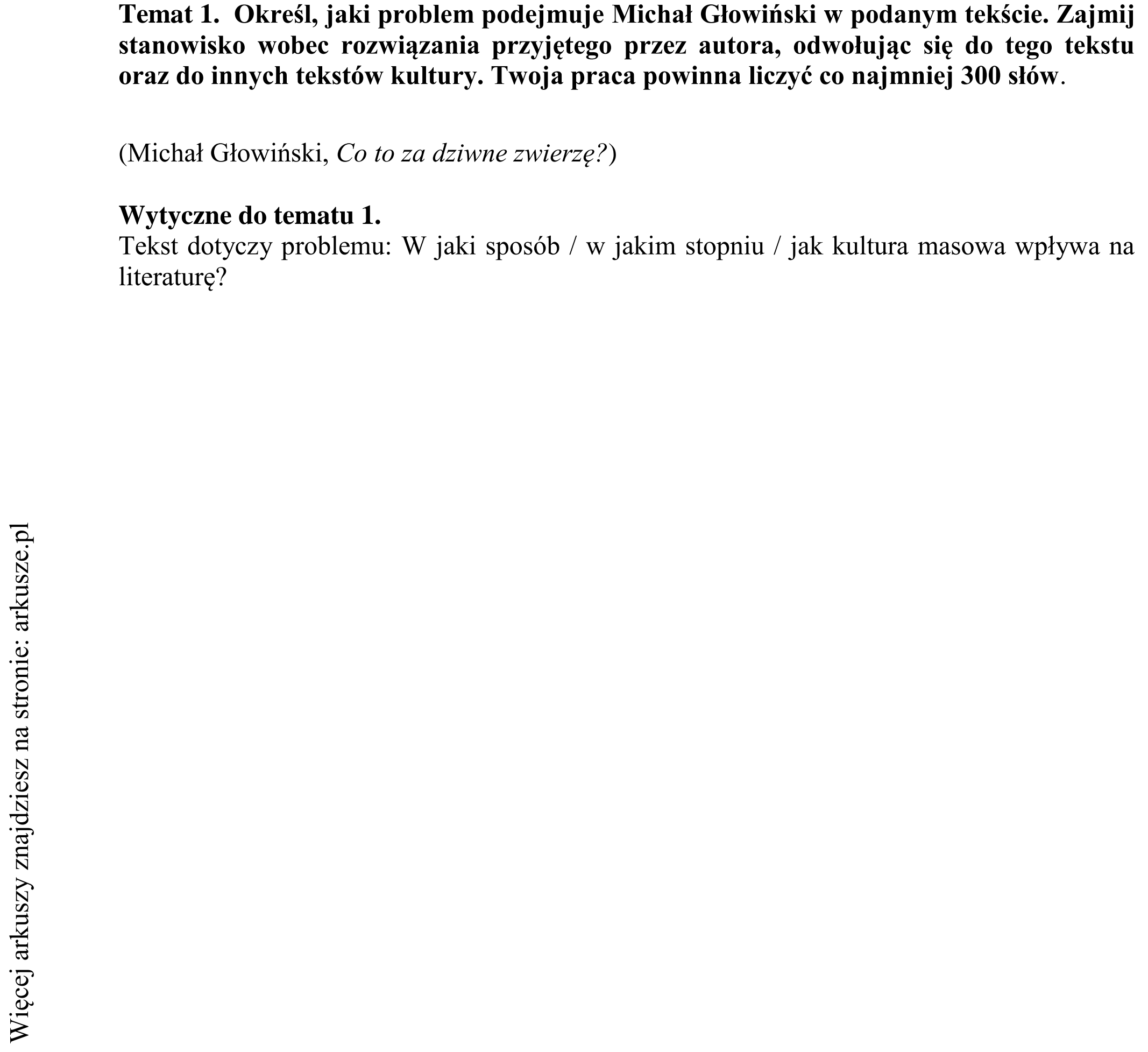 Matura dodatkowa, czerwiec 2018, odpowiedź do zadania 1, fragment 1