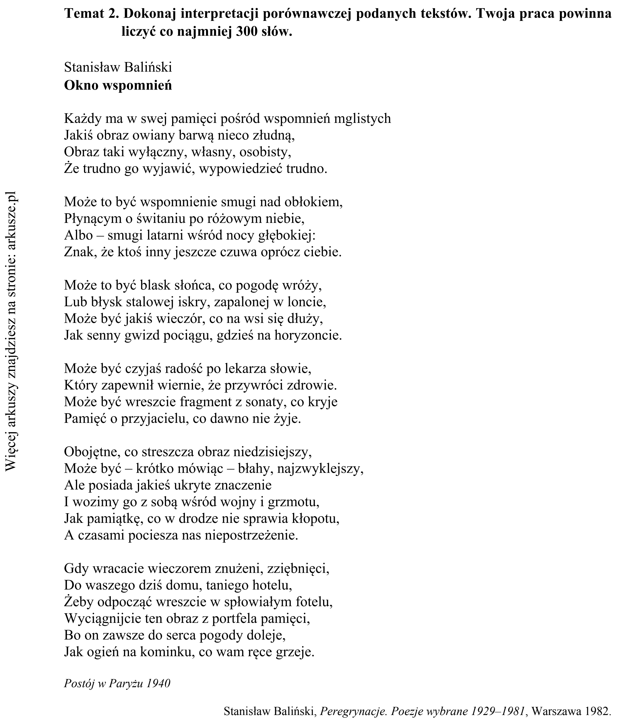 Matura dodatkowa, czerwiec 2019, zadanie 2, fragment 1