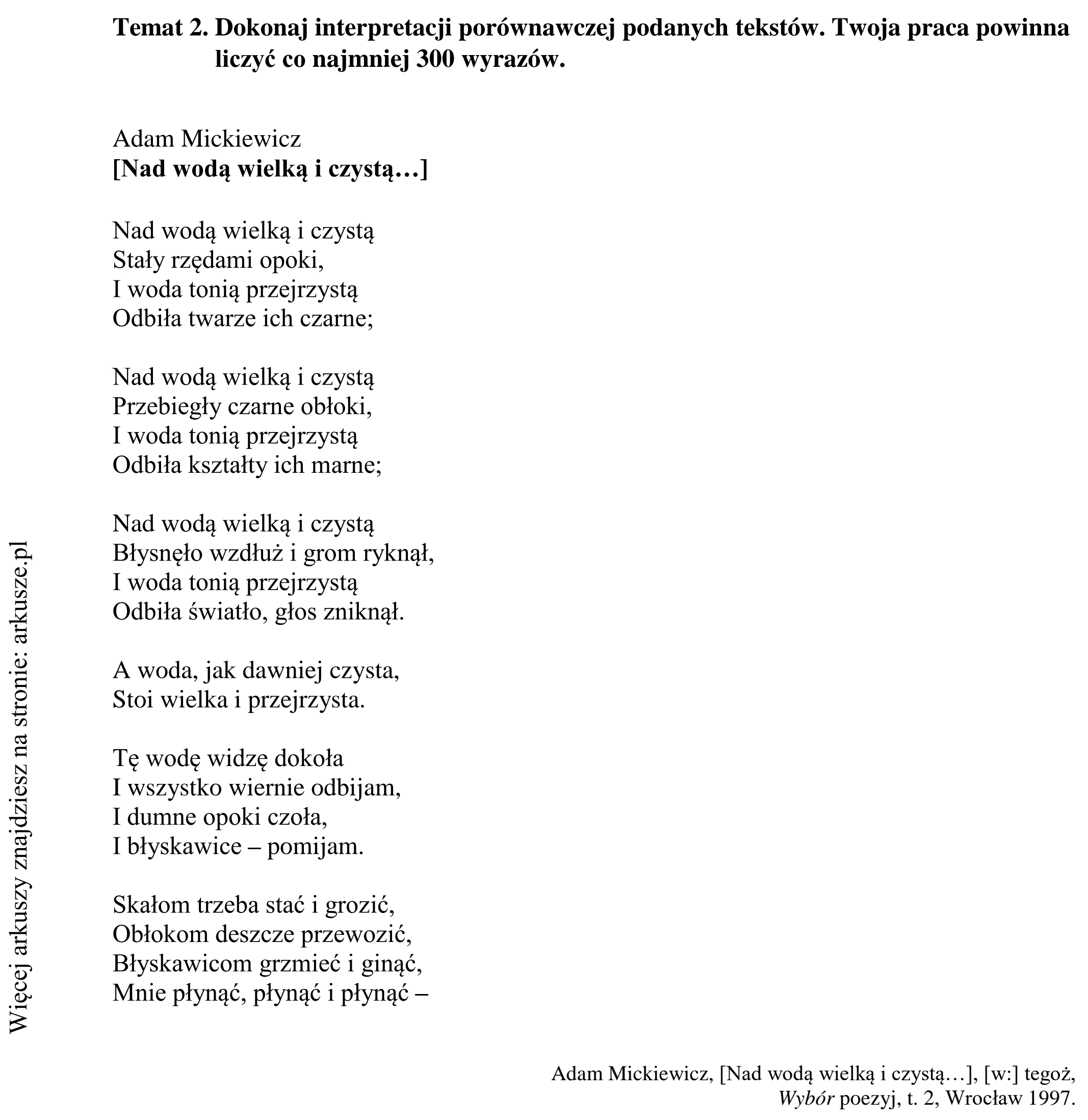 Matura dodatkowa, lipiec 2020, zadanie 2, fragment 1