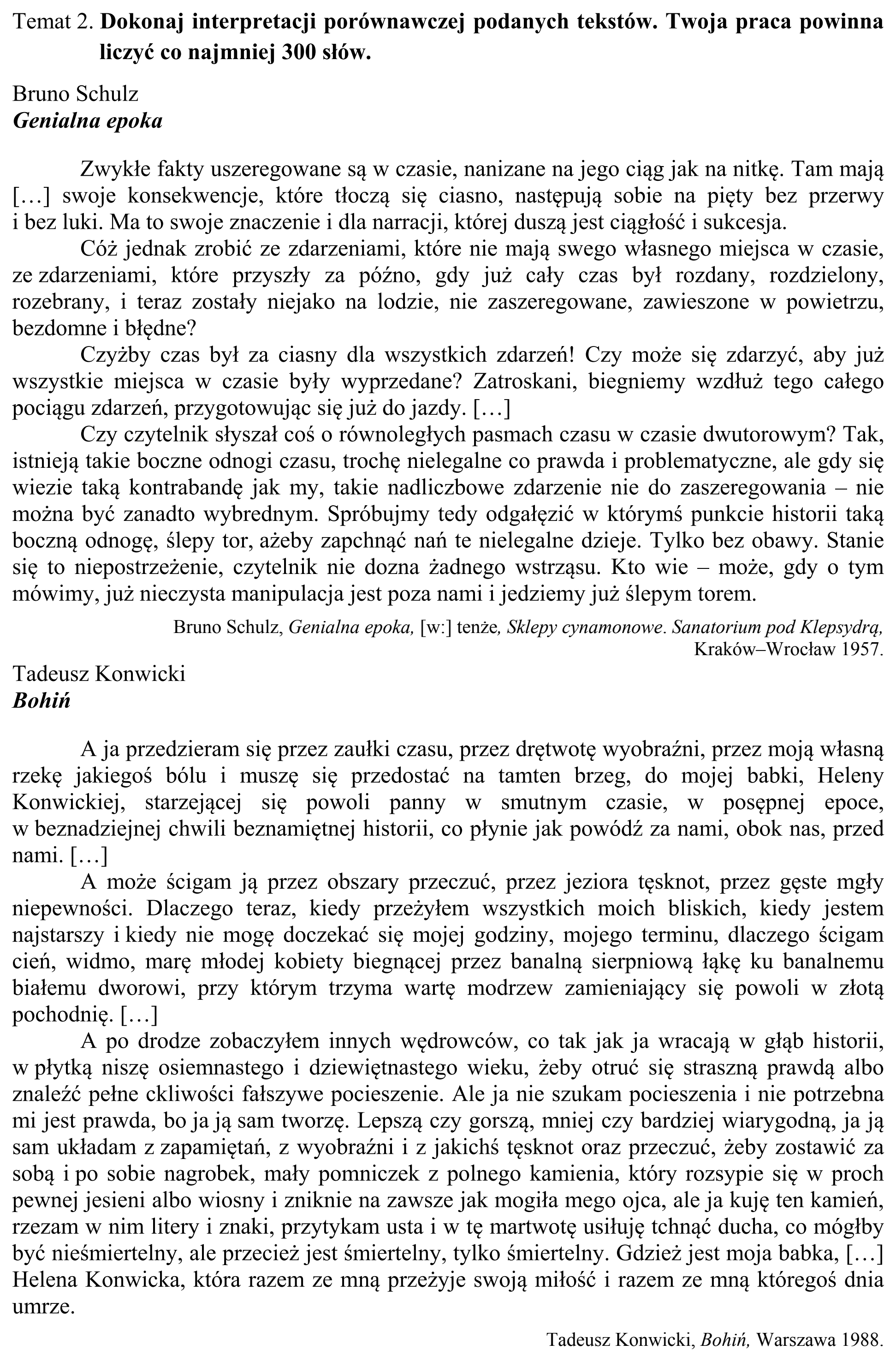 Matura, maj 2016, podgląd zadania 2