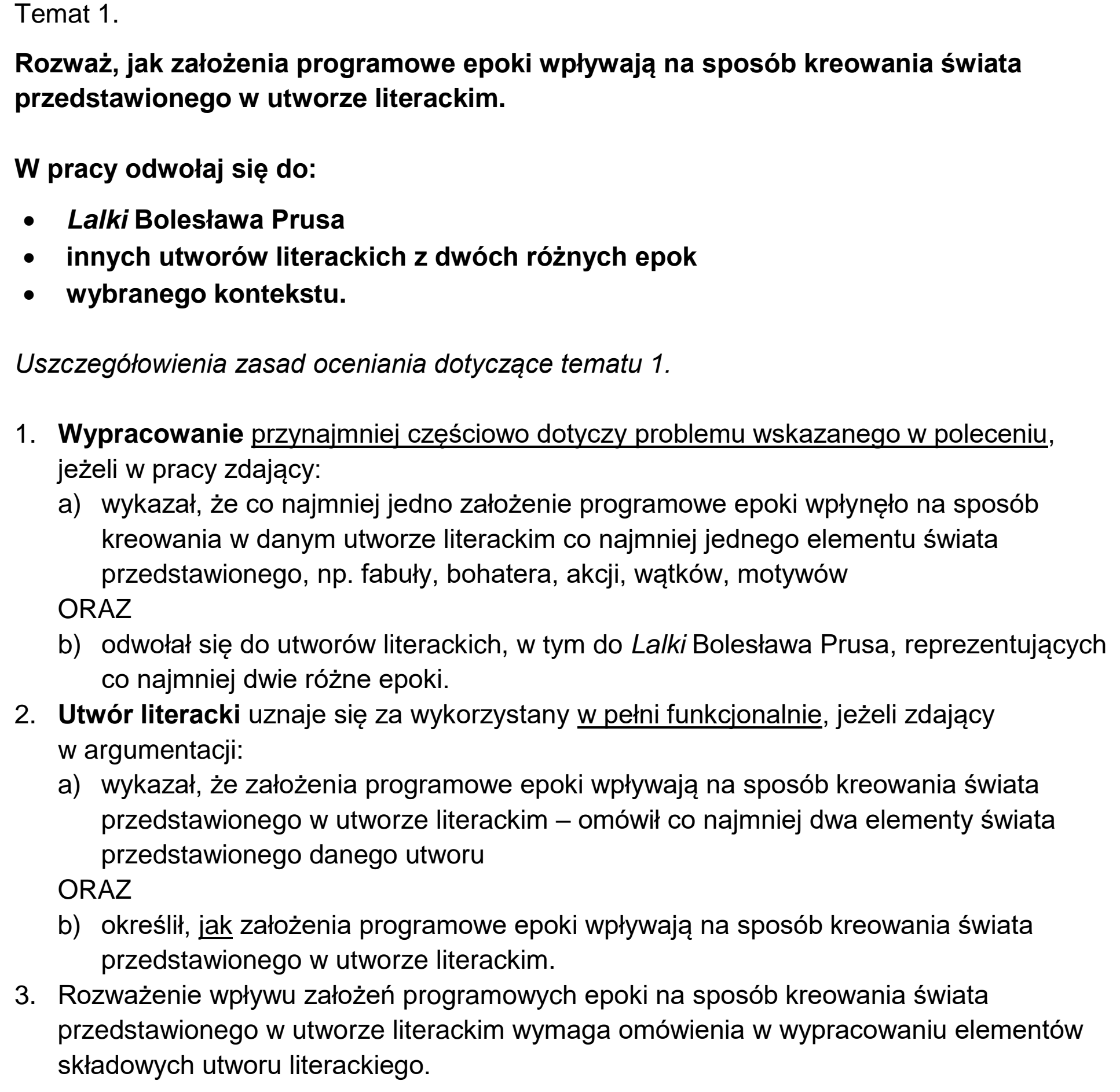 Matura dodatkowa, czerwiec 2023, odpowiedź do zadania 1