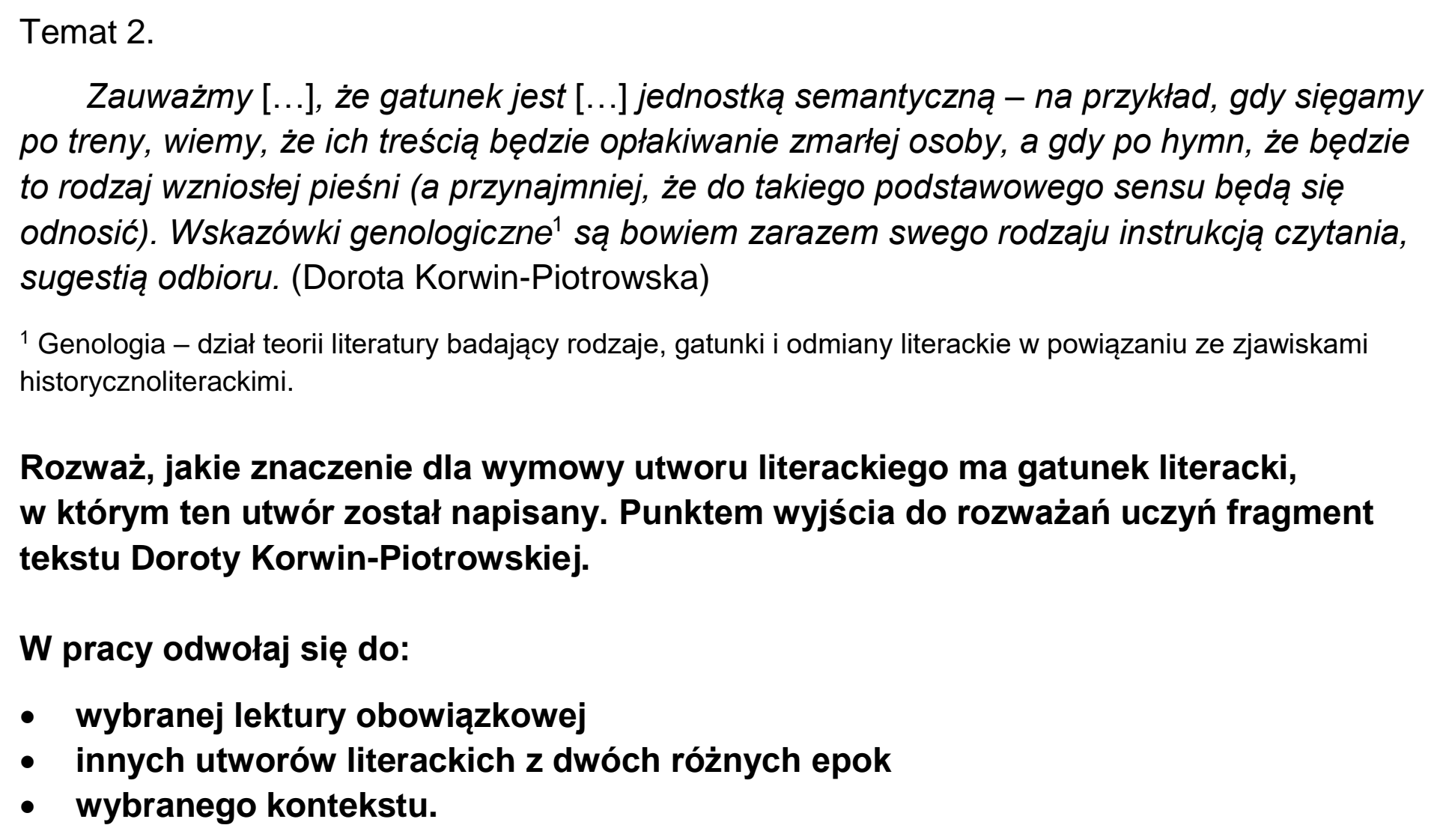 Matura dodatkowa, czerwiec 2023, podgląd zadania 2