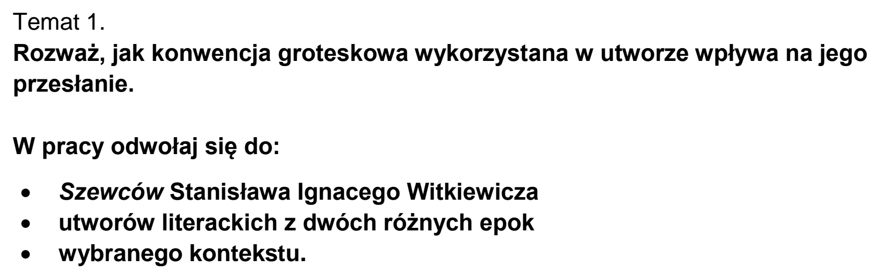Matura próbna, grudzien 2022, zadanie 1