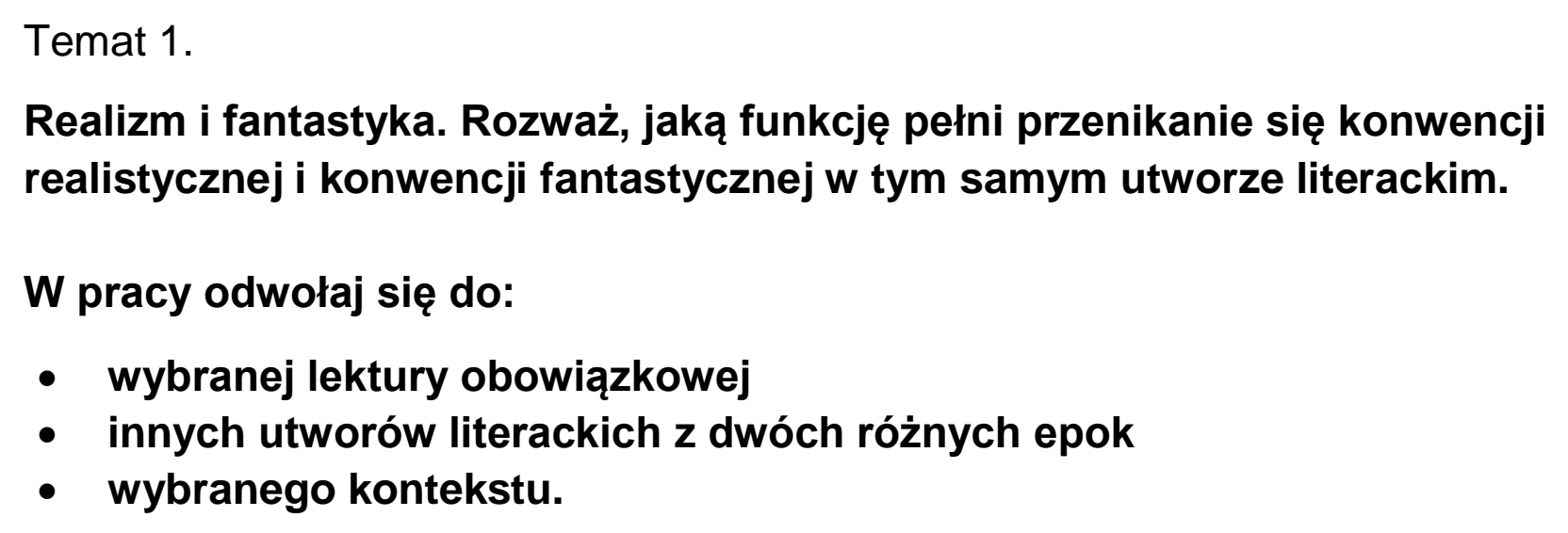 Matura, maj 2023, podgląd zadania 1