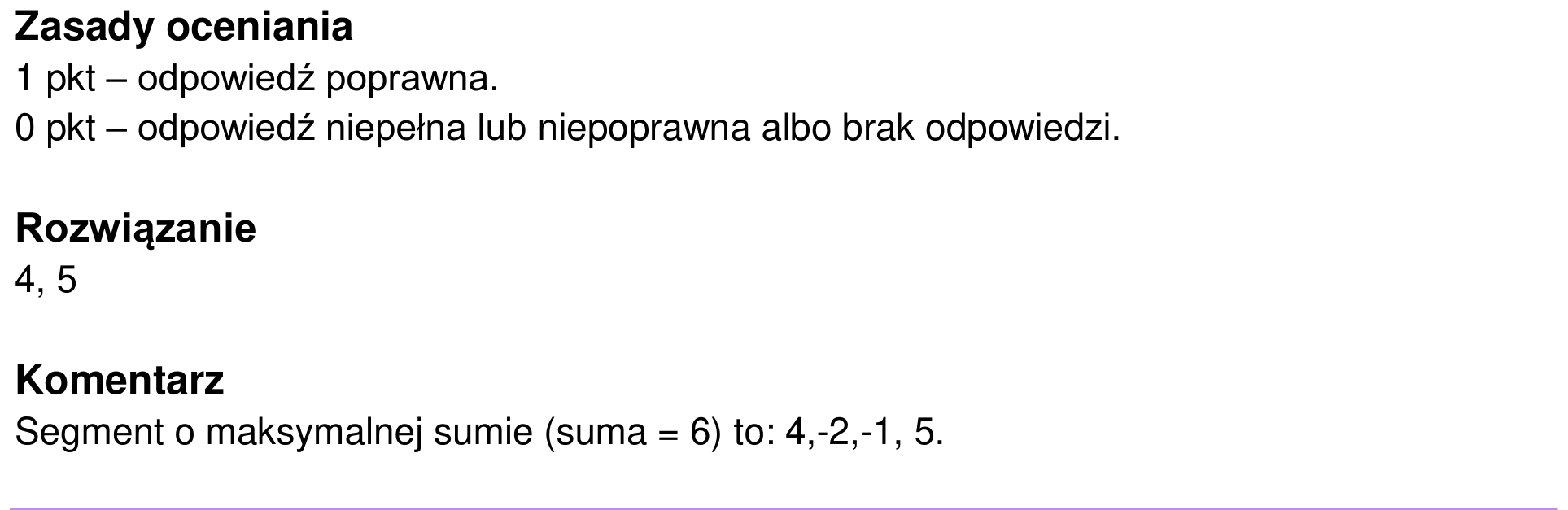 Informator maturalny 2024, odpowiedź do zadania 1.1