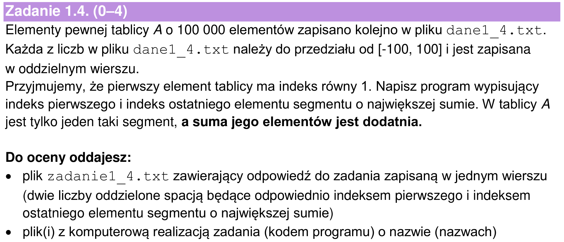 Informator maturalny 2024, zadanie 1.4