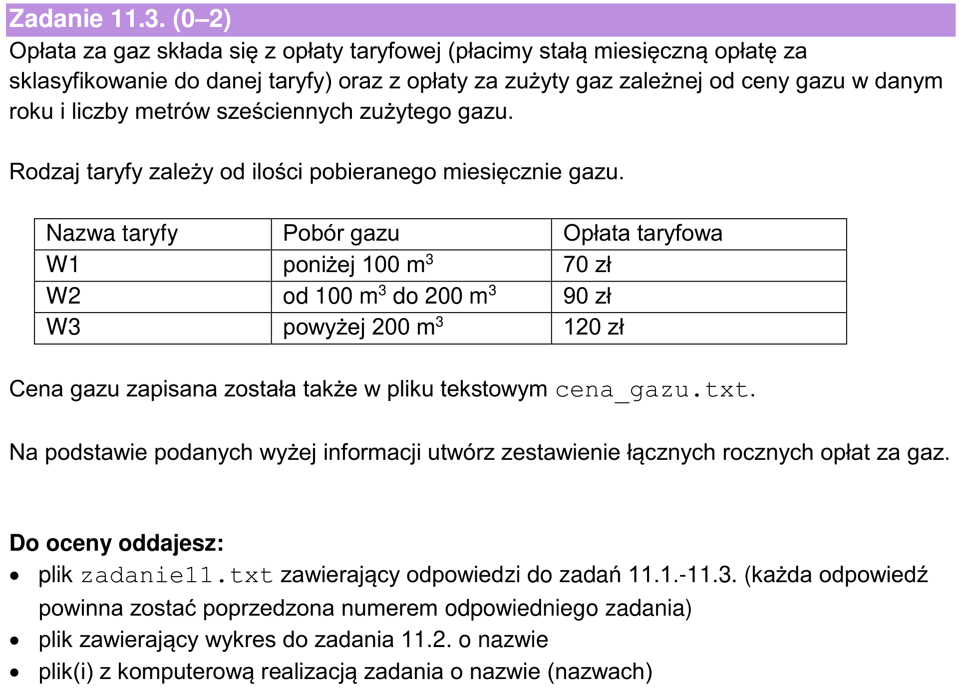 Informator maturalny 2024, zadanie 11.3