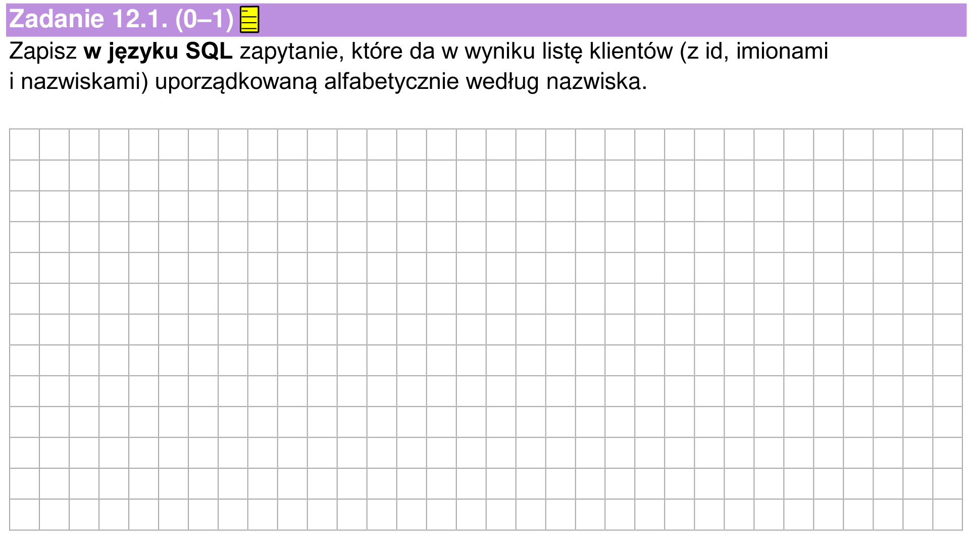 Informator maturalny 2024, zadanie 12.1