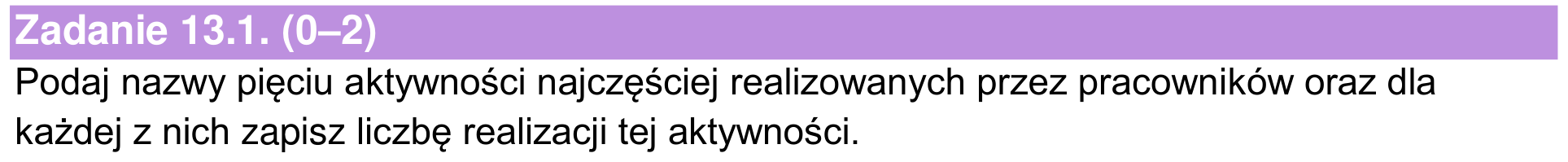 Informator maturalny 2024, zadanie 13.1