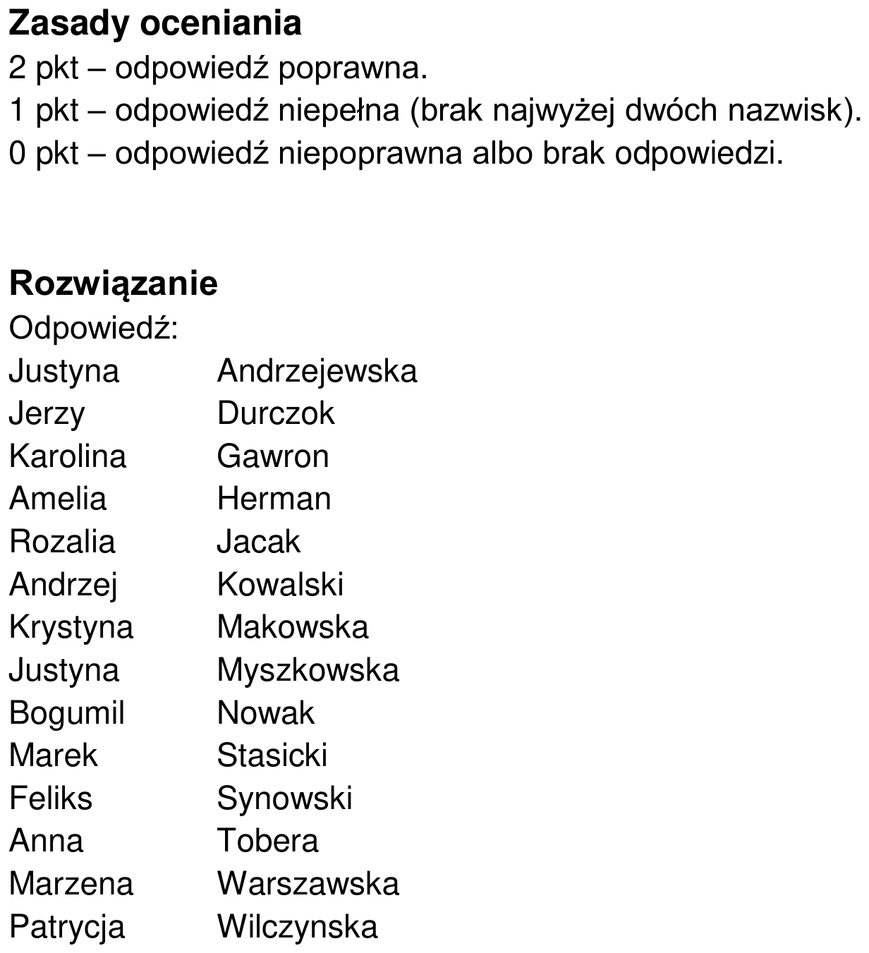 Informator maturalny 2024, odpowiedź do zadania 13.3, fragment 1