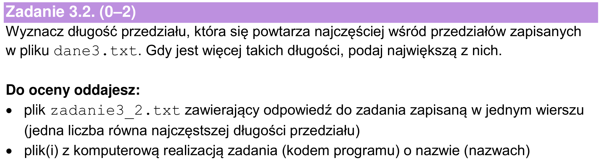 Informator maturalny 2024, zadanie 3.2