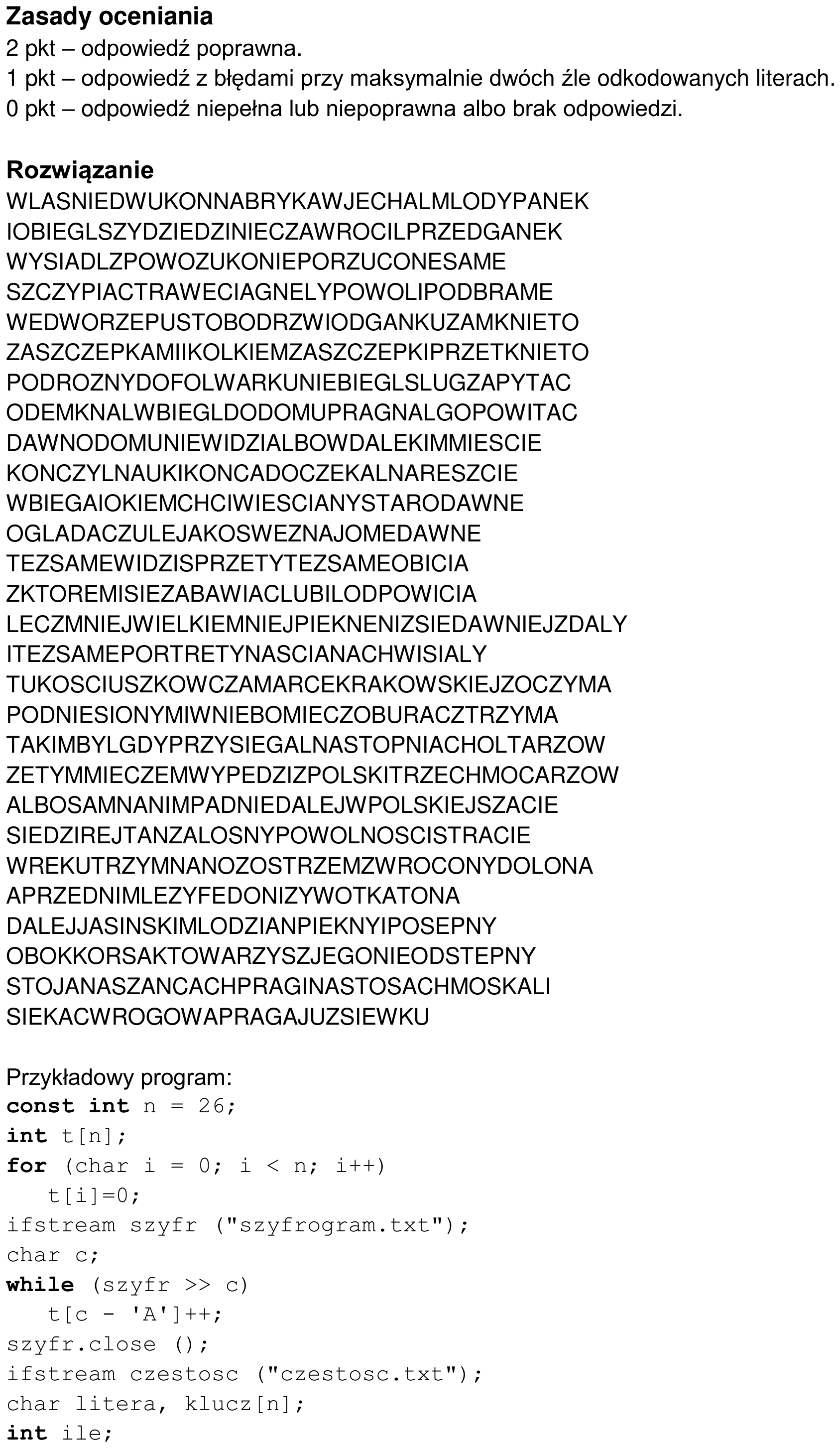 Informator maturalny 2024, odpowiedź do zadania 7.3, fragment 1