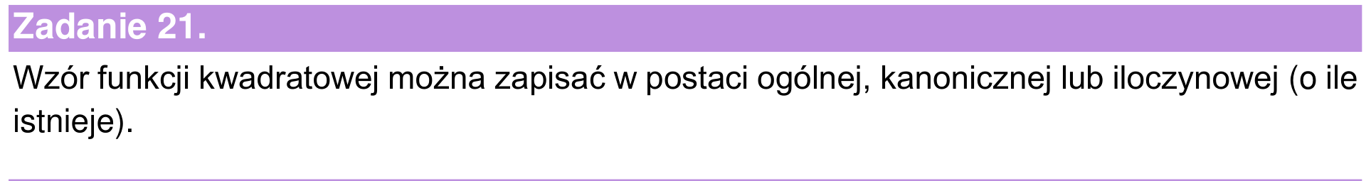 Informator maturalny 2022 – podstawa, wstęp zadania 21