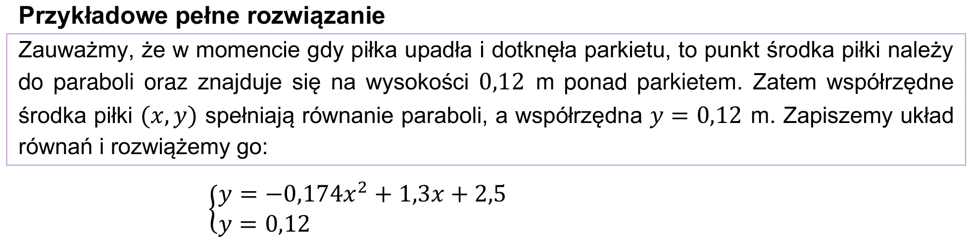 Informator maturalny 2022 – podstawa, odpowiedź do zadania 22.3, fragment 1