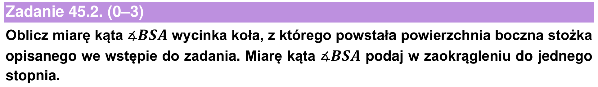 Informator maturalny 2022 – podstawa, zadanie 45.2