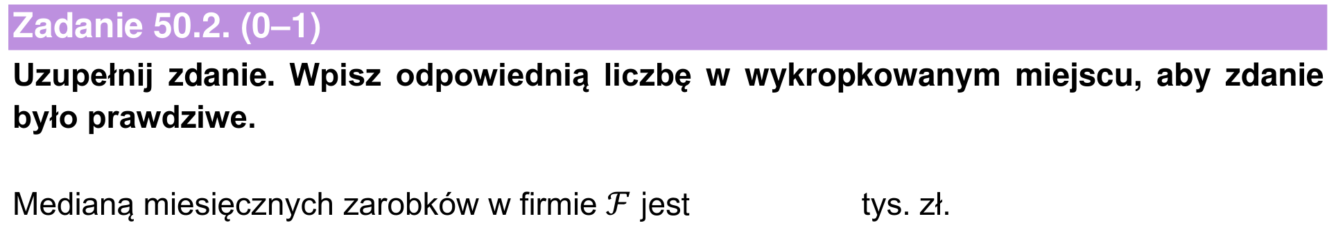Informator maturalny 2022 – podstawa, zadanie 50.2