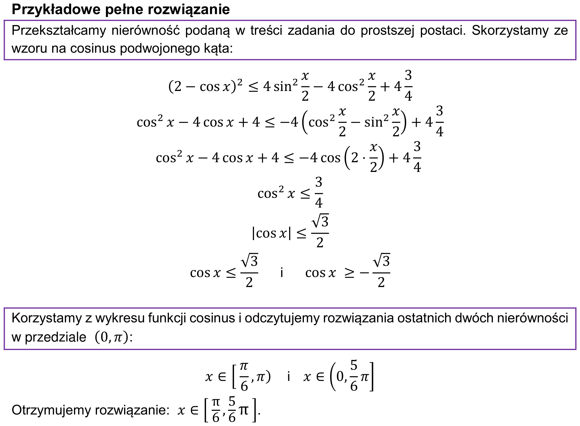 Informator maturalny 2022 – rozszerzenie, odpowiedź do zadania 15