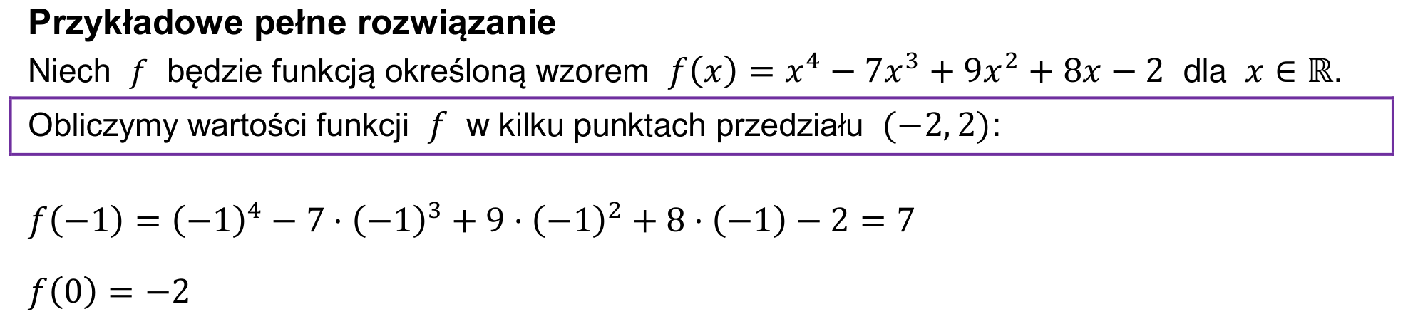 Informator maturalny 2022 – rozszerzenie, odpowiedź do zadania 16, fragment 1