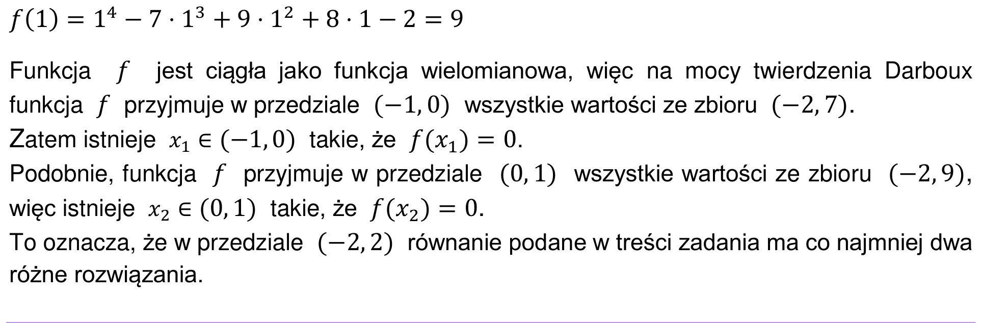 Informator maturalny 2022 – rozszerzenie, odpowiedź do zadania 16, fragment 2