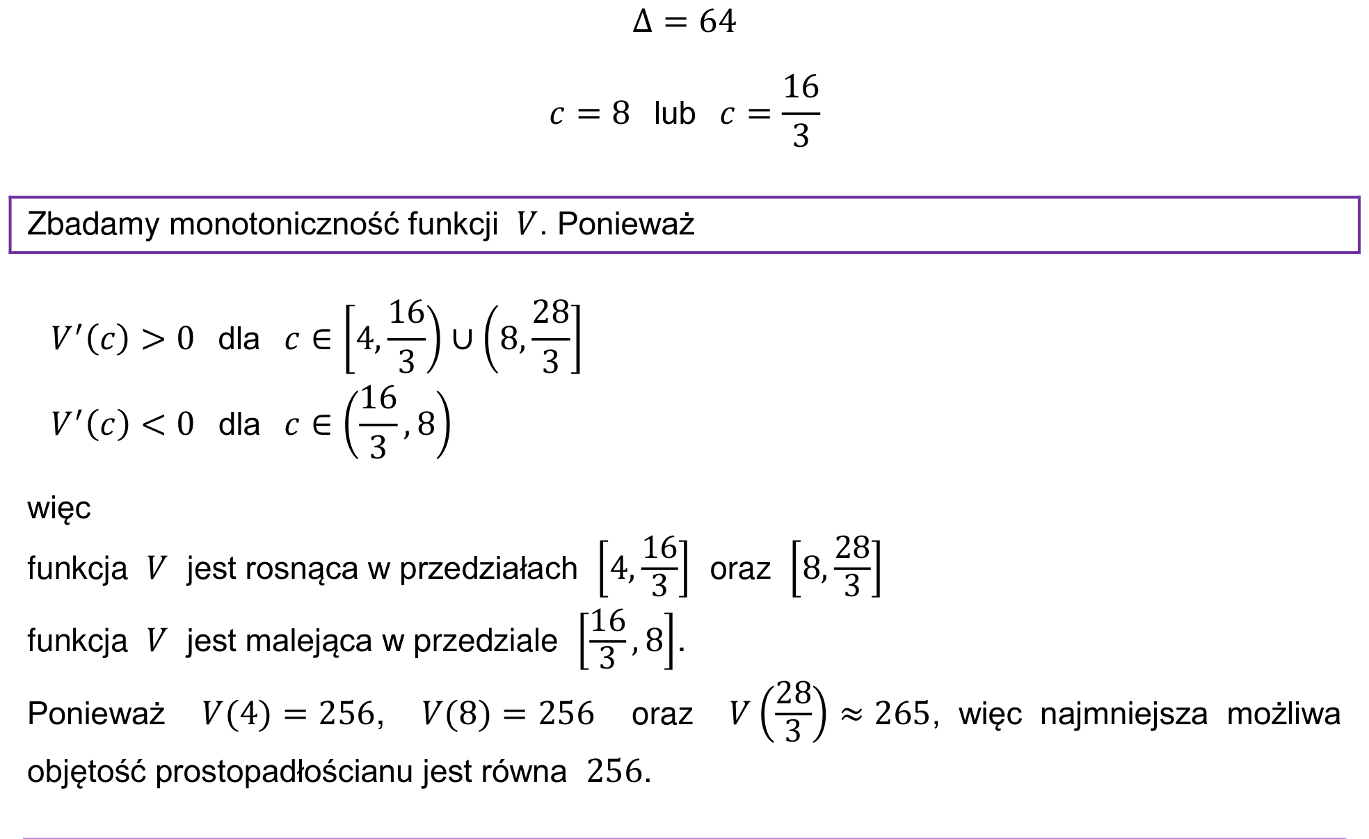 Informator maturalny 2022 – rozszerzenie, odpowiedź do zadania 18.2, fragment 2
