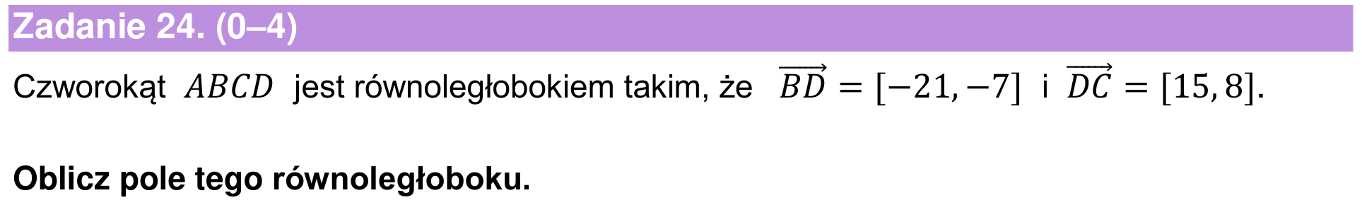 Informator maturalny 2022 – rozszerzenie, zadanie 24