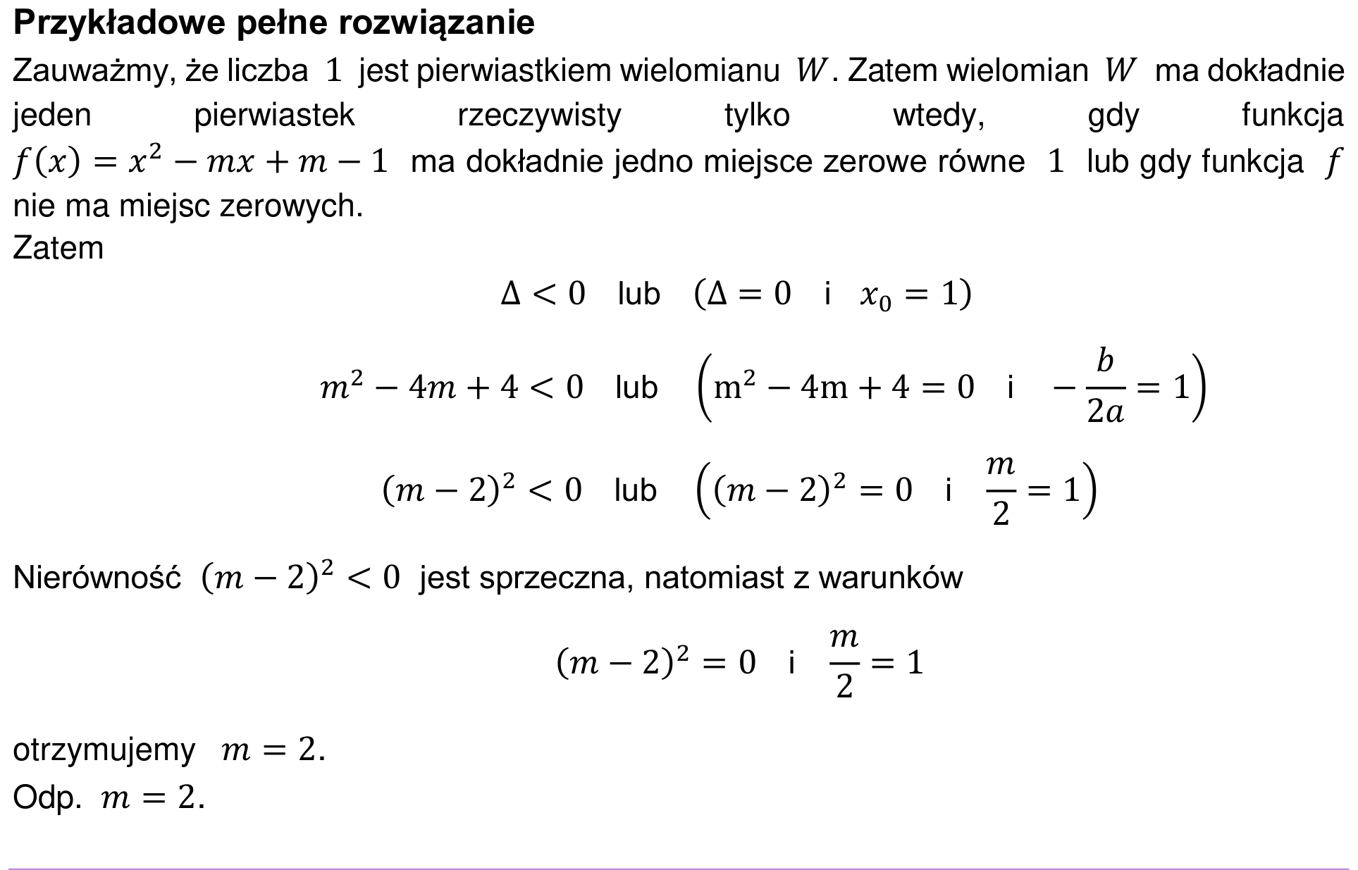 Informator maturalny 2022 – rozszerzenie, odpowiedź do zadania 5
