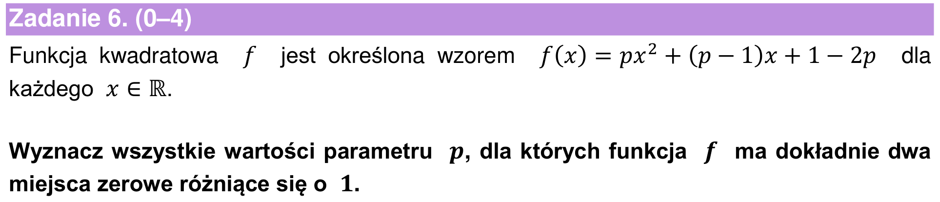 Informator maturalny 2022 – rozszerzenie, zadanie 6