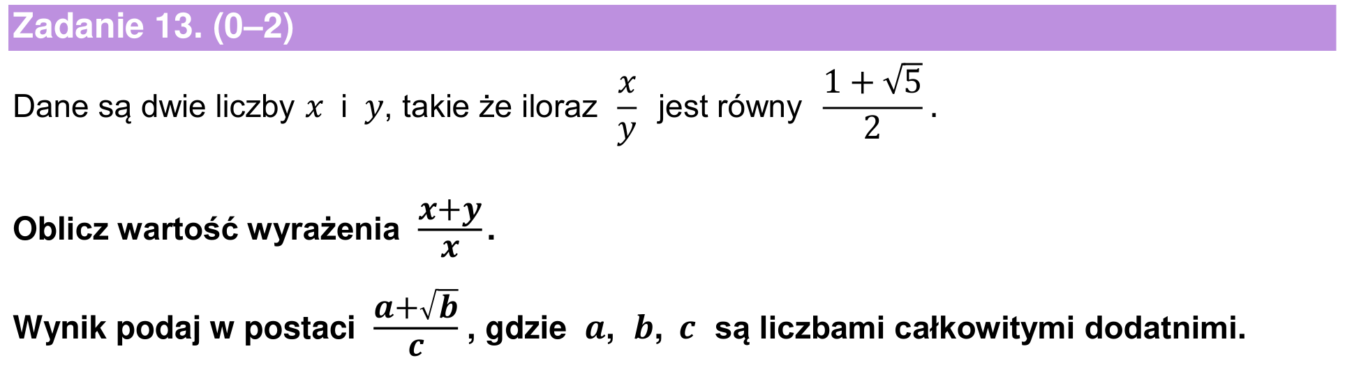 Informator maturalny 2024 – podstawa, zadanie 13