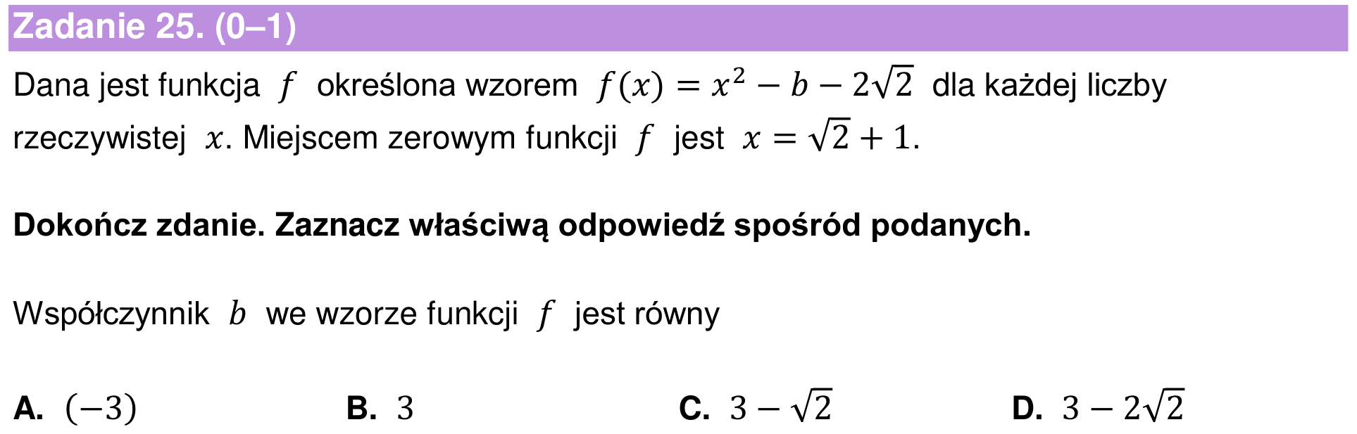 Informator maturalny 2024 – podstawa, zadanie 25