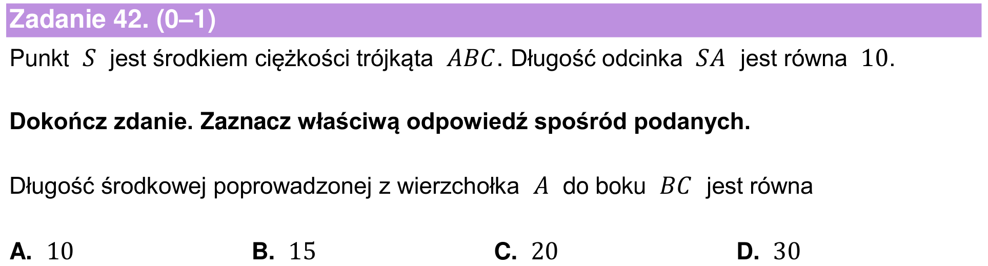 Informator maturalny 2024 – podstawa, zadanie 42